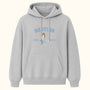 Besties Hoodie met Foto Illustratie, Jaartal en Tekst