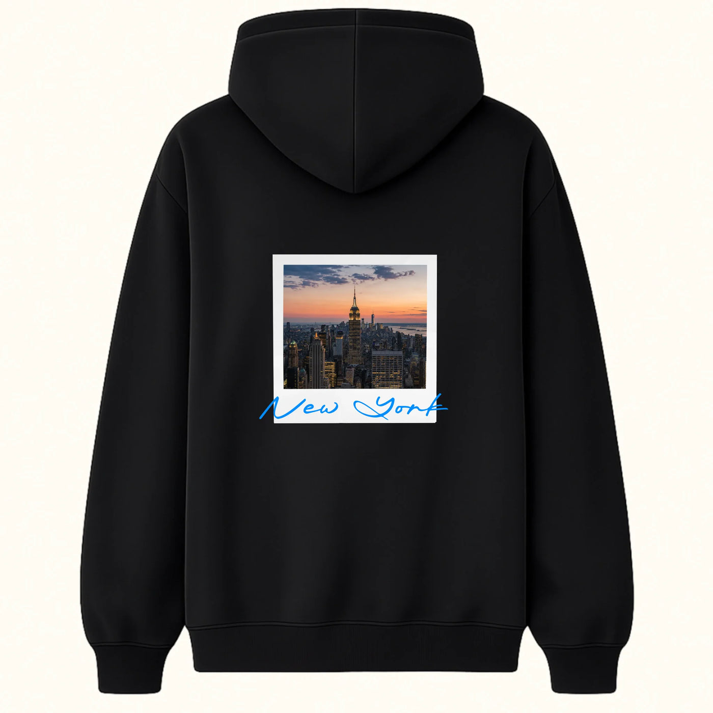 Polaroid Vacation Hoodie met Foto en Tekst