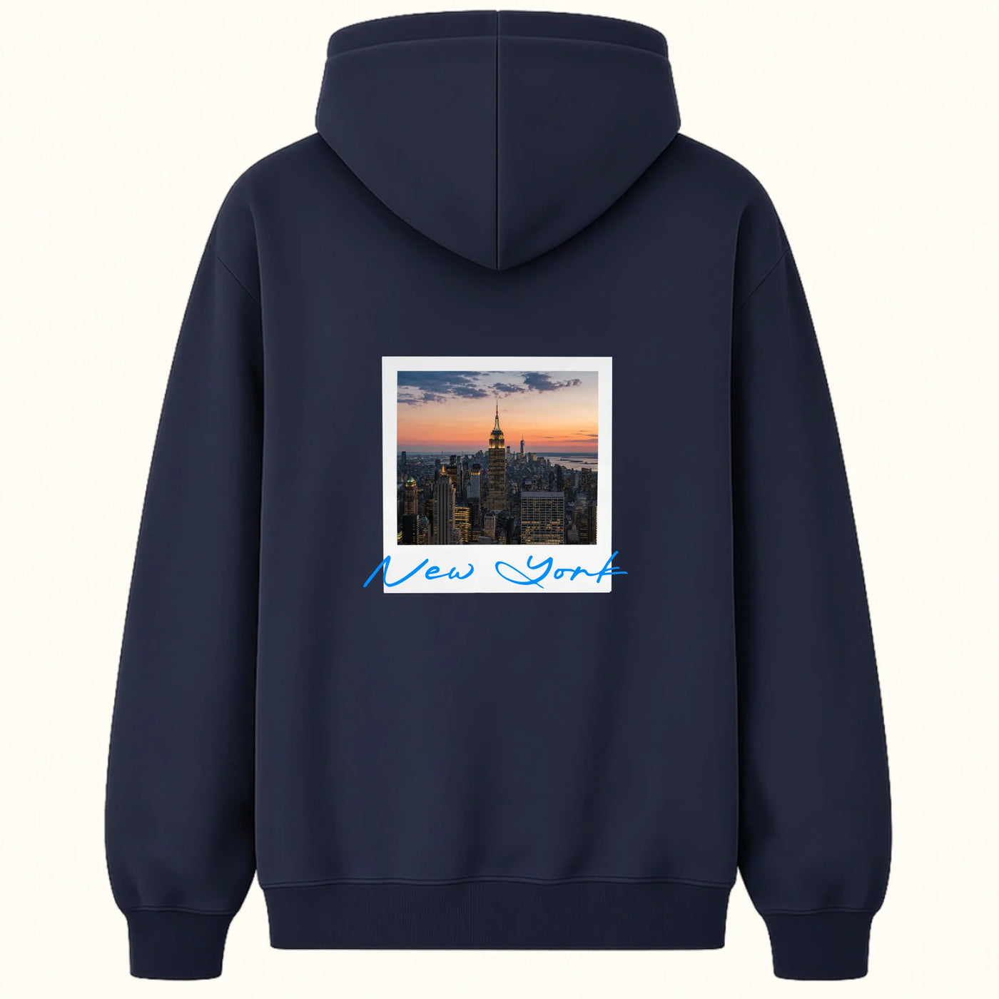 Polaroid Vacation Hoodie met Foto en Tekst
